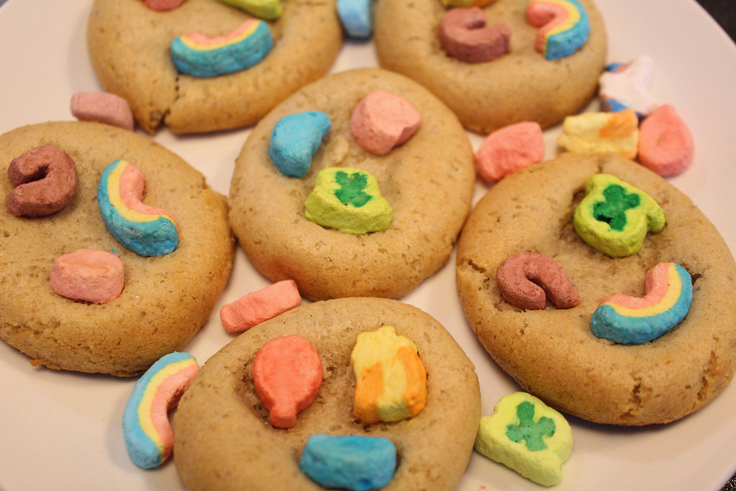 Lucky Charm Sugar Cookies 